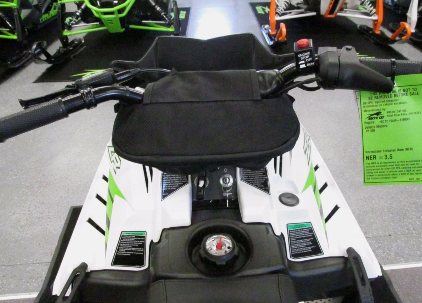 OEM Arctic Cat Snowmobile Handlebar Bag 2018-2026 ZR 200 ONLY 7639-715