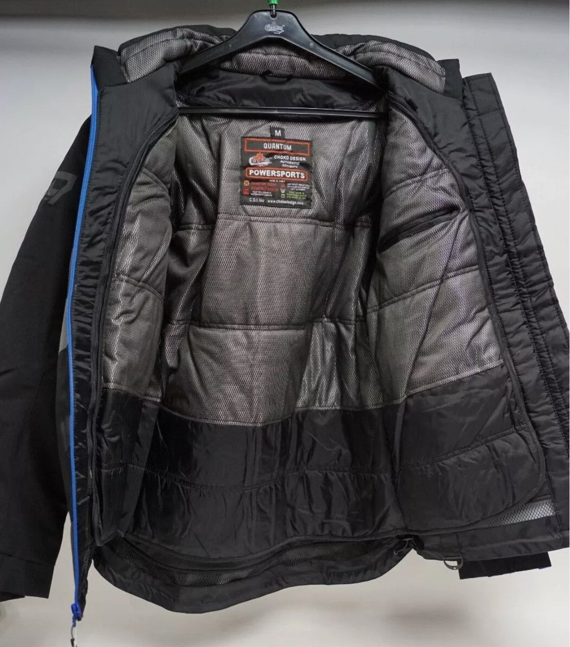 Men's Choko Quantum Floatation Snowmobile Jacket Blue 192121 200