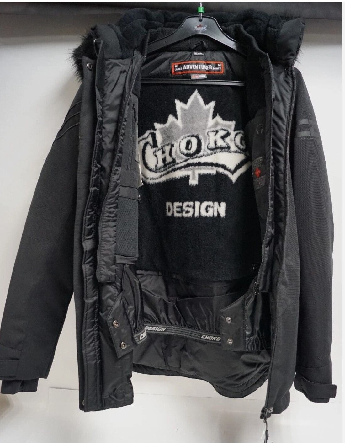 Women's Choko Adventurer Snowmobile Jacket Black Textured 187121
