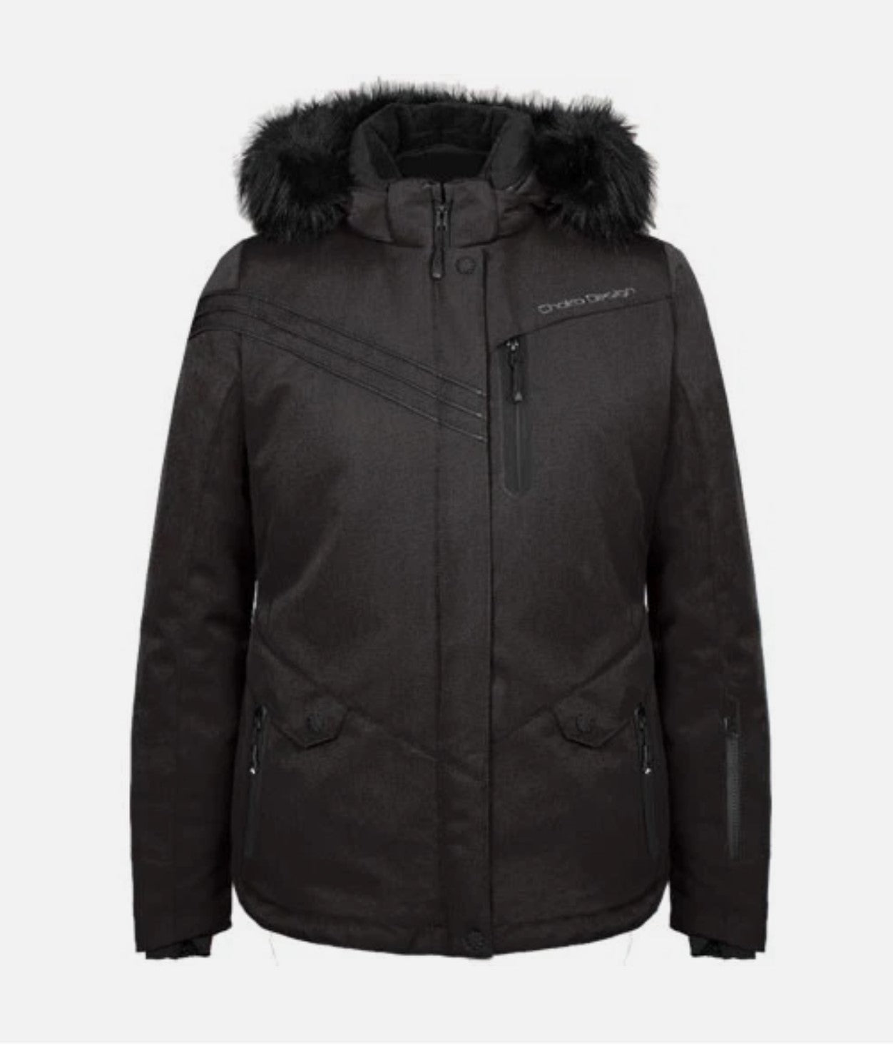 Women's Ladies Choko Black Adventurer Snowmobile Jacket 187121 0