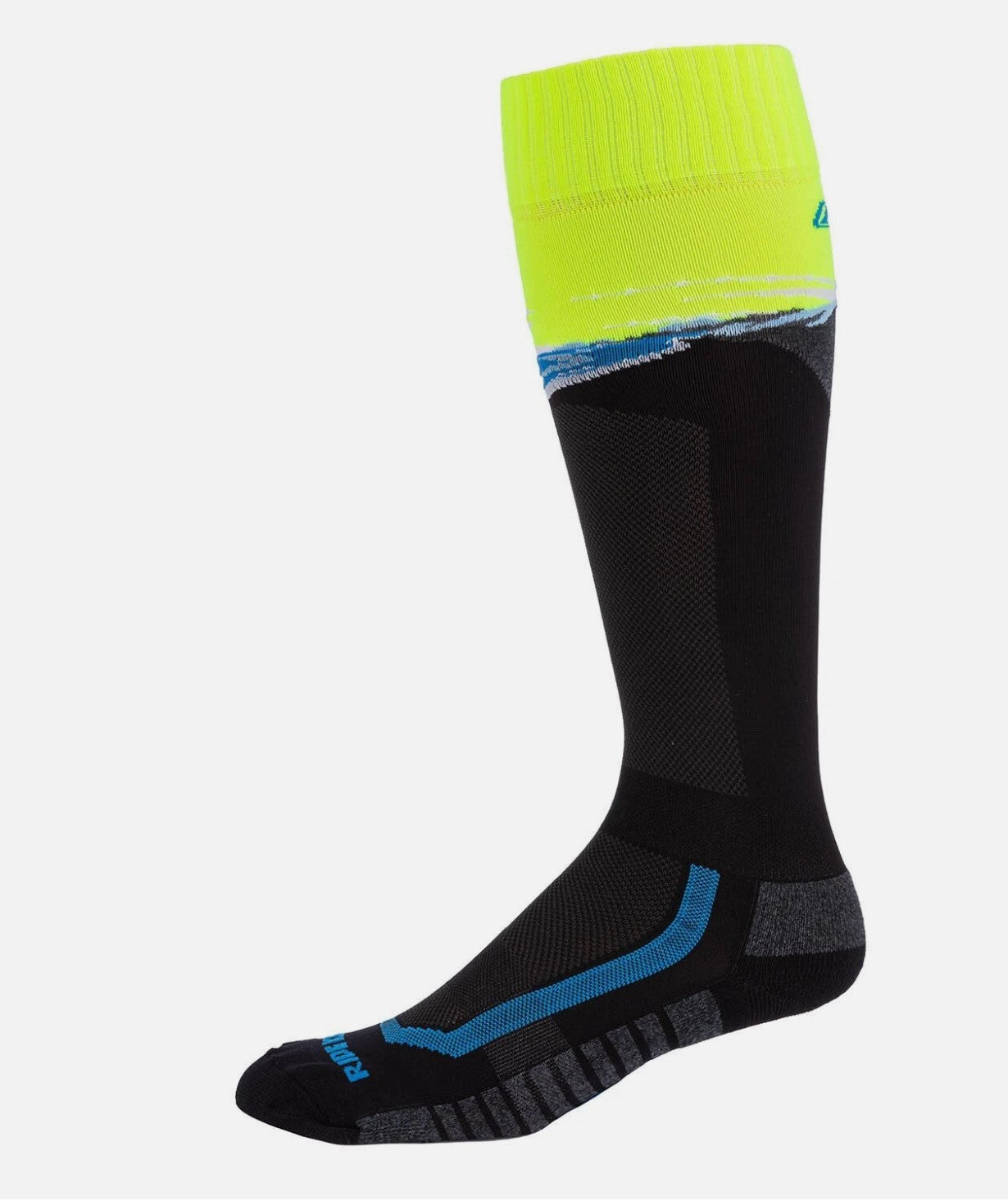 Men's Klim Snowmobile Aggressor Vented Socks Hi Vis L XL 6004-003-140-070