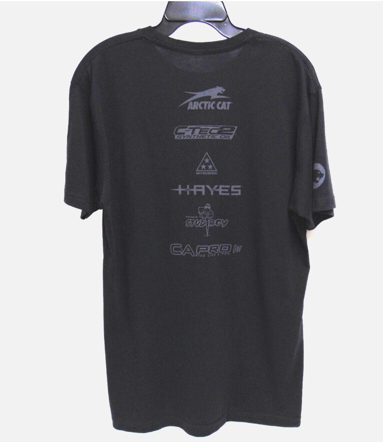 OEM Men's Arctic Cat Snowmobile Race Tech T-Shirt Black 3XL 5314-287
