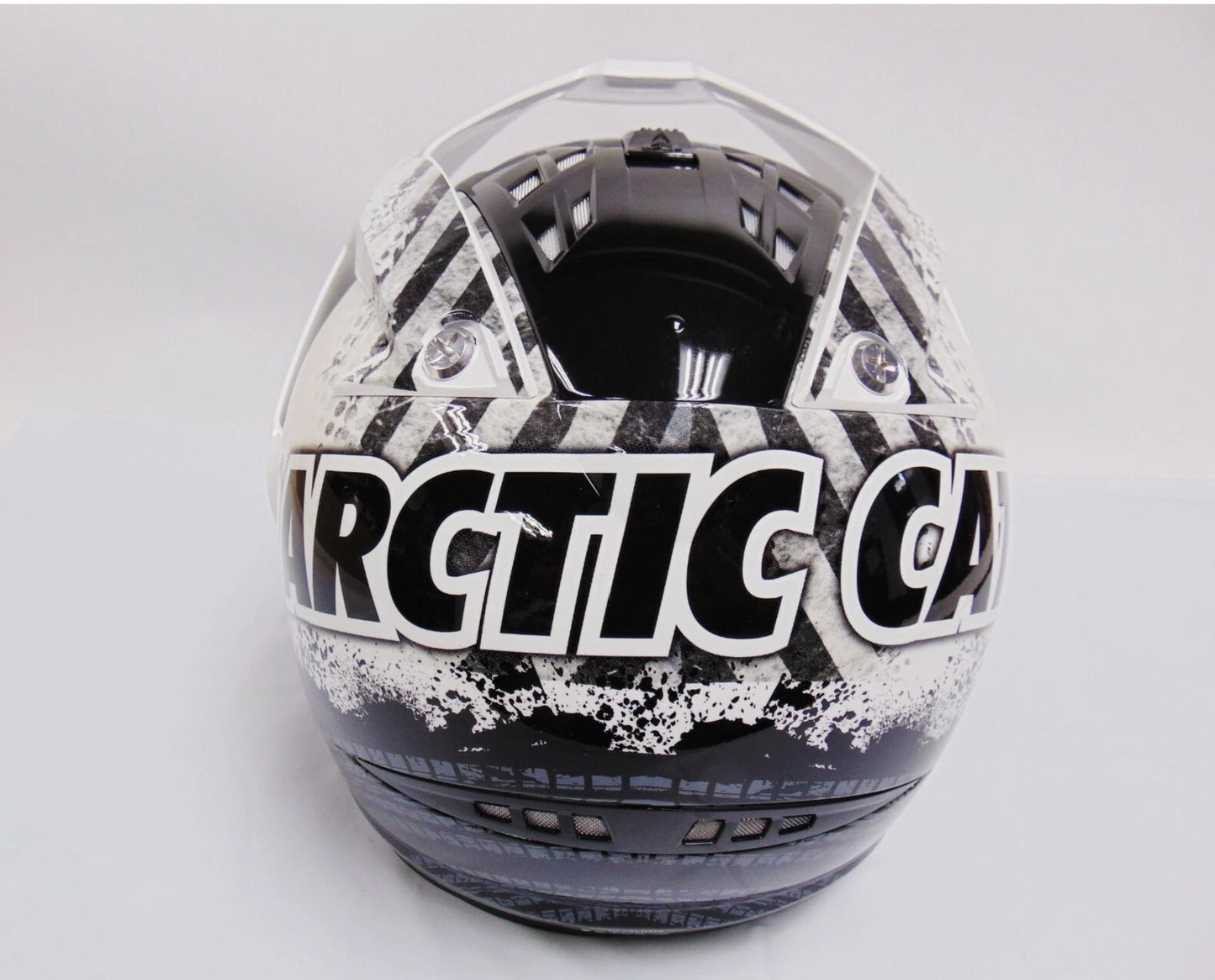 OEM Arctic Cat Gray White & Black Open Face Helmet 5278-028