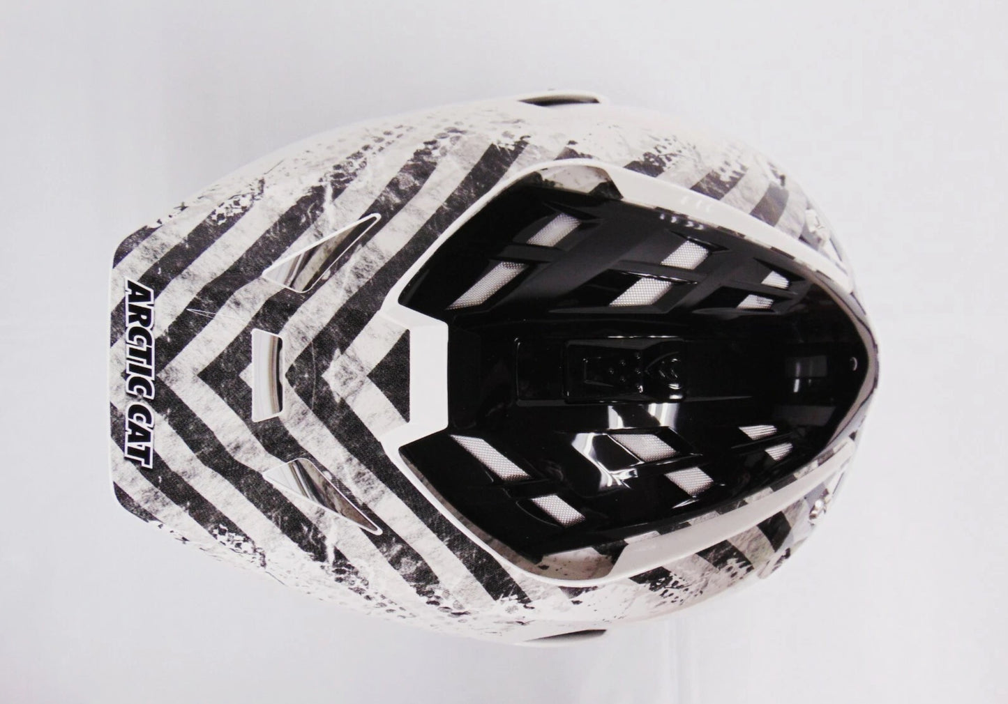 OEM Arctic Cat Gray White & Black Open Face Helmet 5278-028