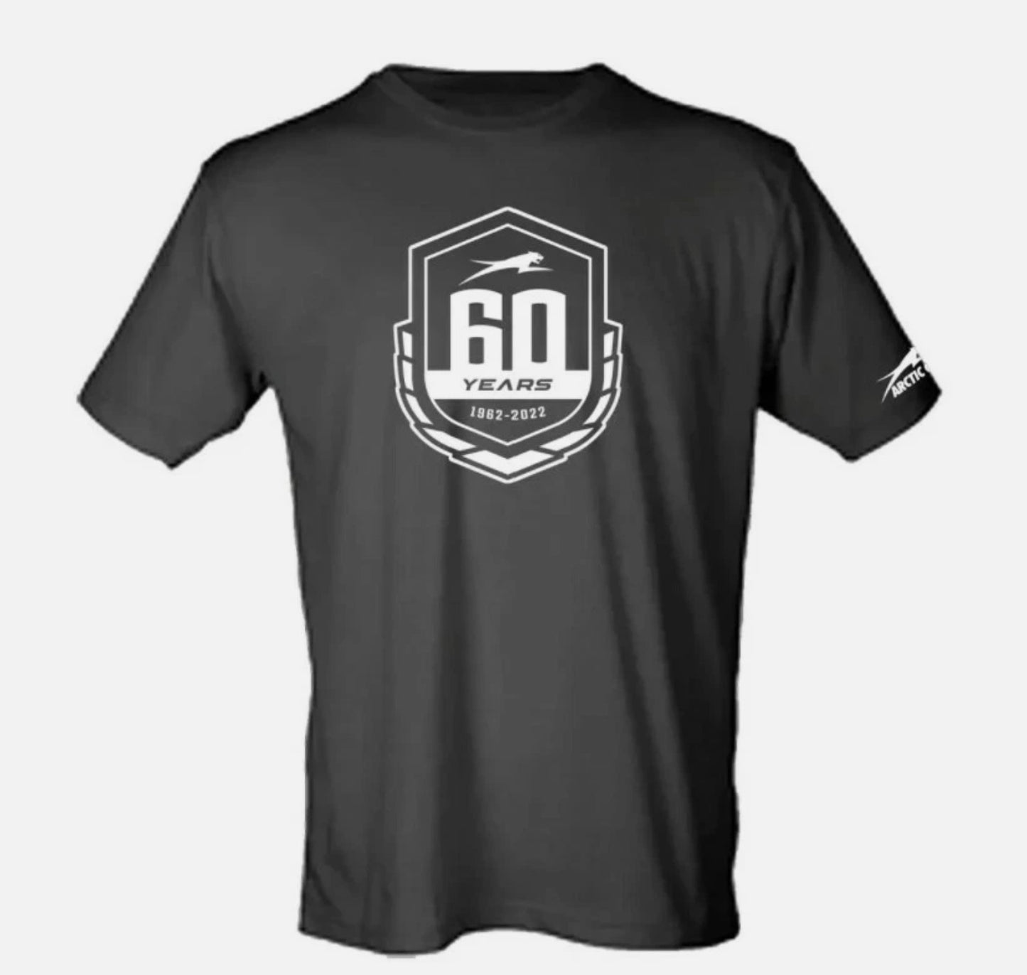 OEM Men's Arctic Cat 60th Anniversary Black T-Shirt M AC21S-M173