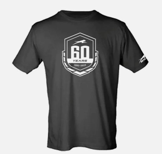 OEM Men's Arctic Cat 60th Anniversary Black T-Shirt M AC21S-M173