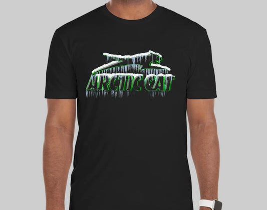 Men's Arctic Cat Icicle Jumpy Cat T-Shirt Tee M  JCATS-M