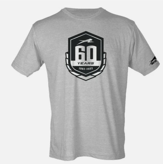 OEM Arctic Cat Men's 60th Anniversary Grey T Shirt M AC21S-M172