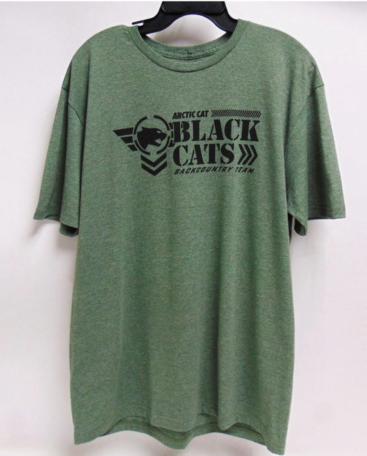 OEM Men's Arctic Cat Black Cats Green T-Shirt L 3XL 5314-232 5314-235