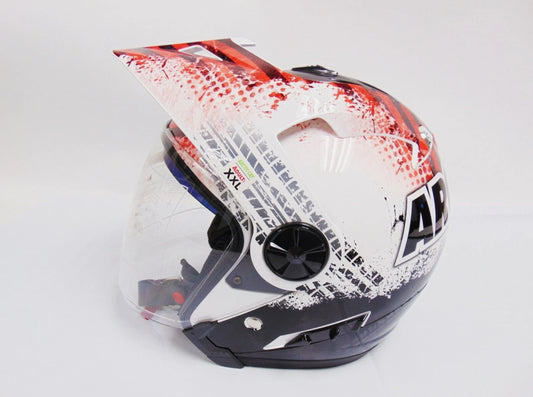 OEM Arctic Cat Open Face ATV Red Helmet 5278-03